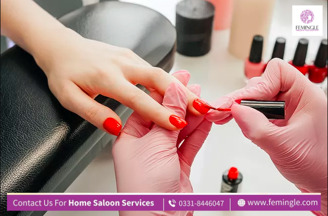 Gel Nails Services at home